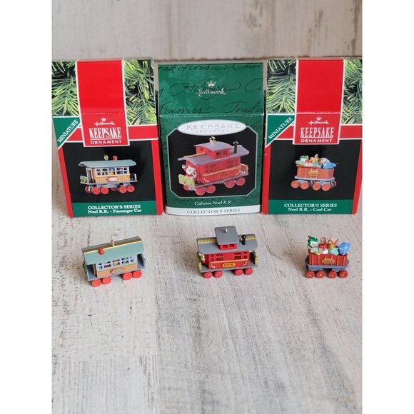 Hallmark Noel Kohl car miniature variety ornament set Xmas - Picture 1 of 5